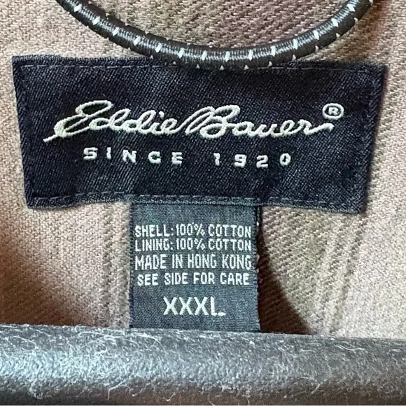 Vintage Eddie Bauer Men's Field Tested Expedition Ready Brush Popper Shirt 3XL - Picture 7 of 16